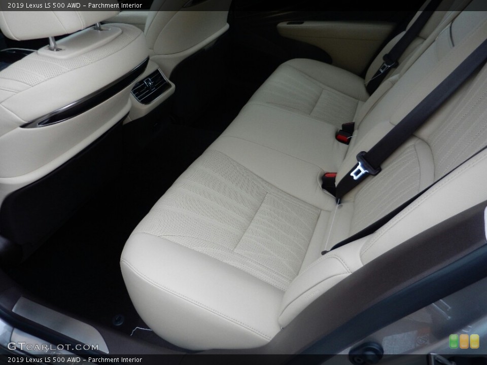 Parchment Interior Rear Seat for the 2019 Lexus LS 500 AWD #130272620