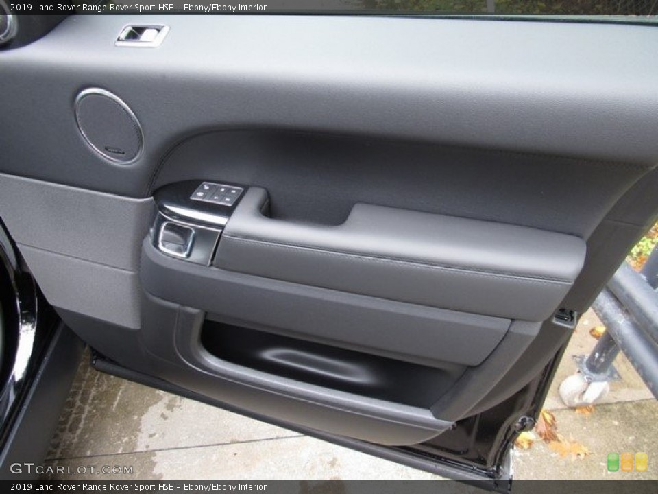 Ebony/Ebony Interior Door Panel for the 2019 Land Rover Range Rover Sport HSE #130272629