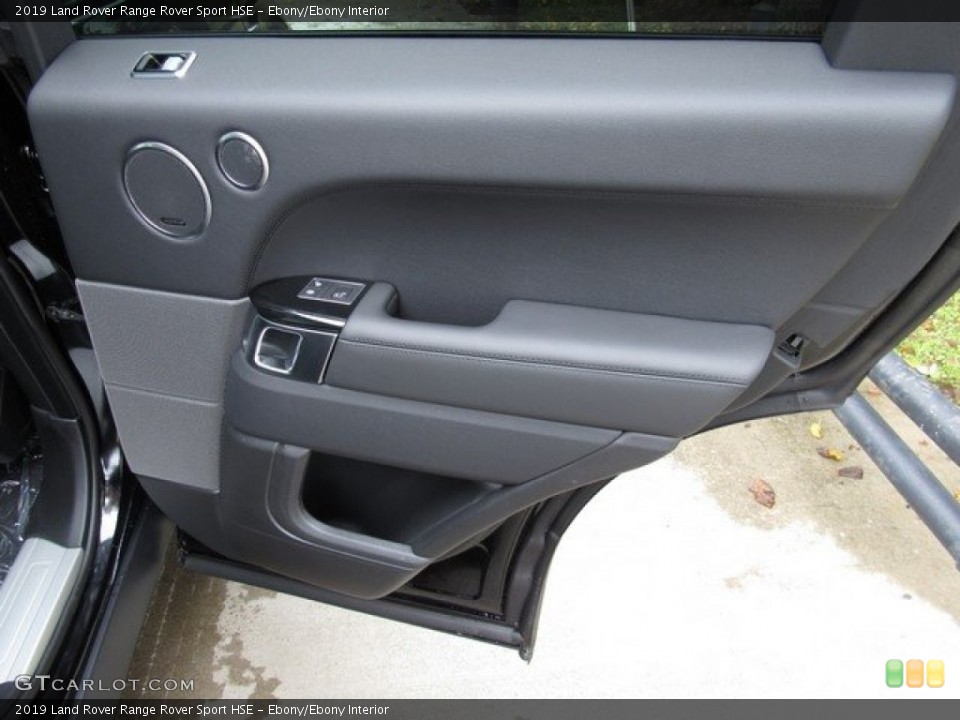 Ebony/Ebony Interior Door Panel for the 2019 Land Rover Range Rover Sport HSE #130272641
