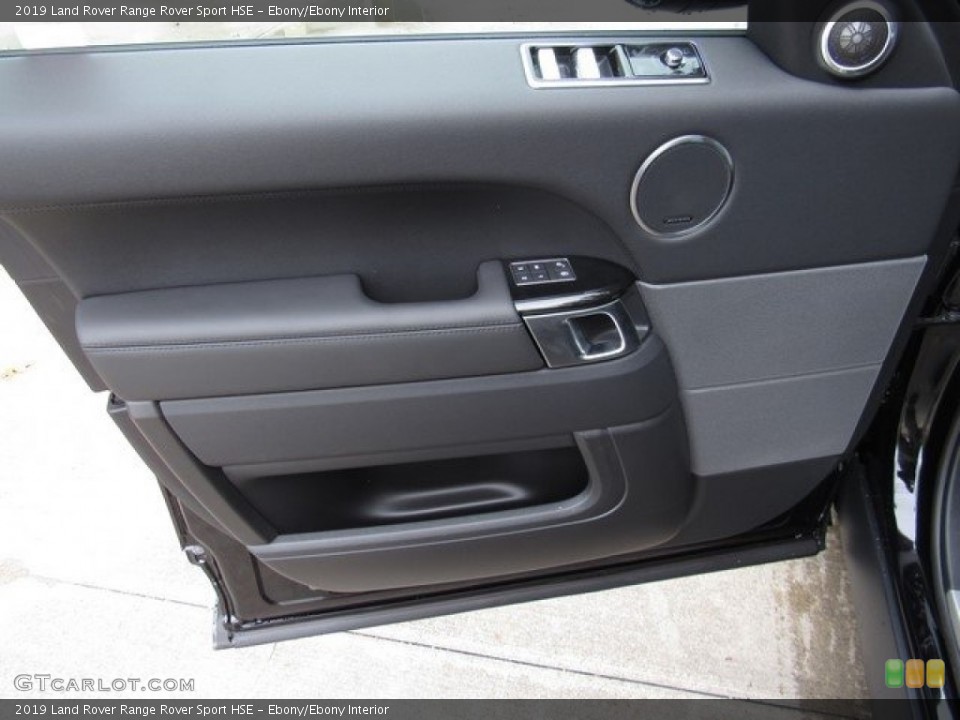 Ebony/Ebony Interior Door Panel for the 2019 Land Rover Range Rover Sport HSE #130272665