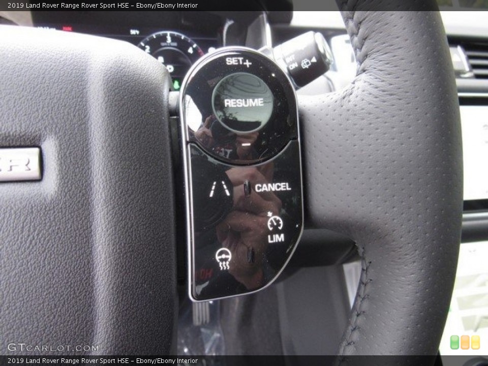 Ebony/Ebony Interior Steering Wheel for the 2019 Land Rover Range Rover Sport HSE #130272740