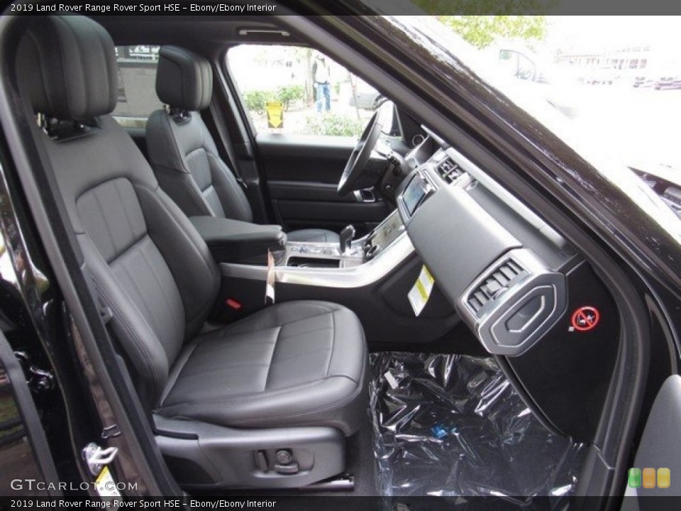 Ebony/Ebony Interior Front Seat for the 2019 Land Rover Range Rover Sport HSE #130273010