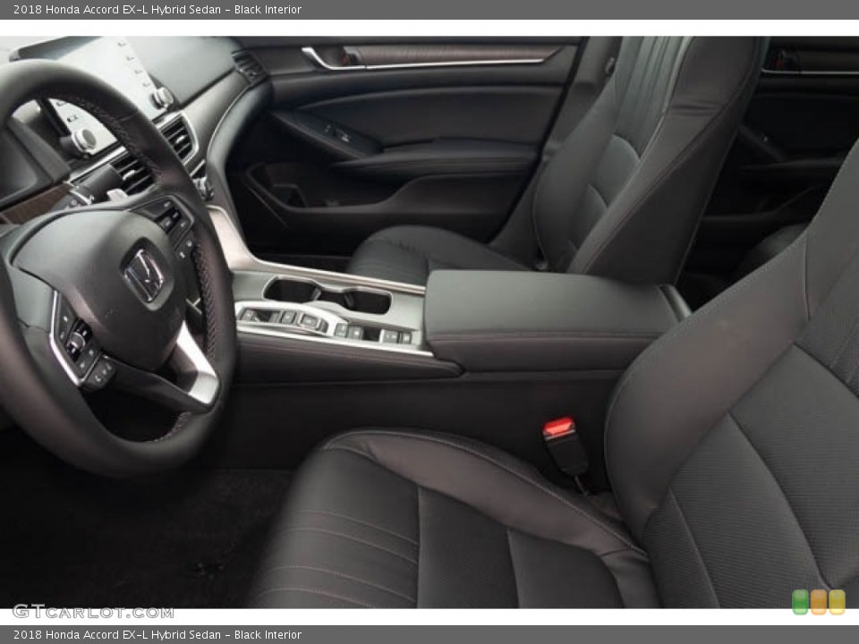 Black Interior Front Seat for the 2018 Honda Accord EX-L Hybrid Sedan #130275488