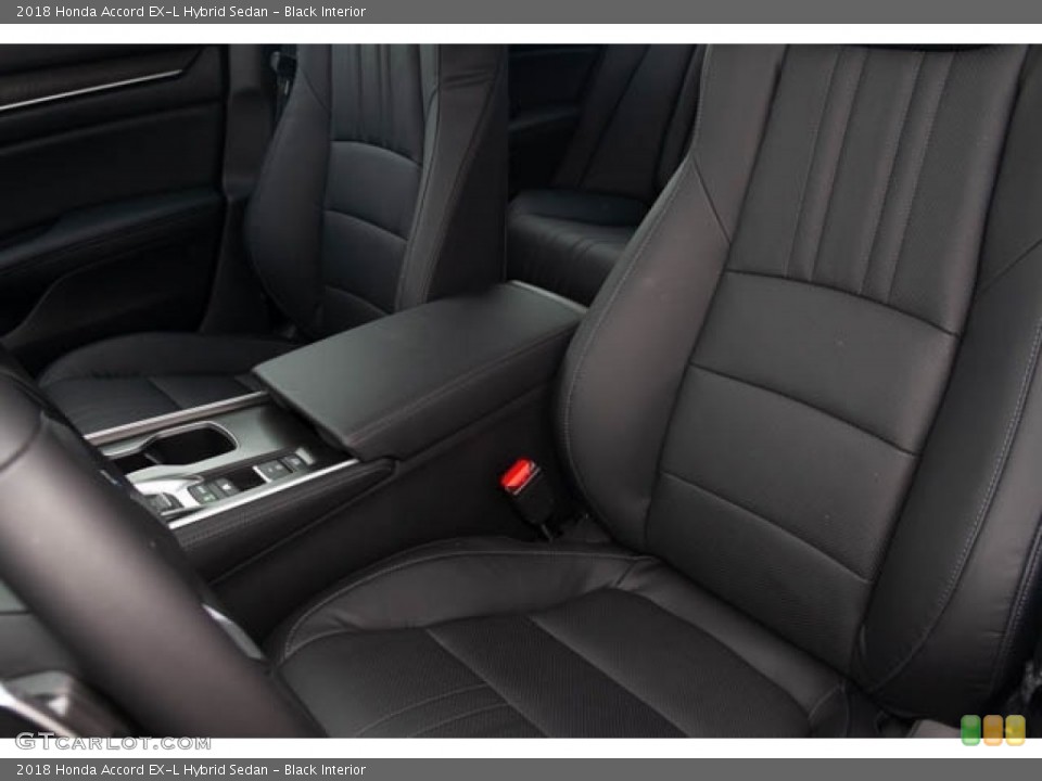 Black Interior Front Seat for the 2018 Honda Accord EX-L Hybrid Sedan #130275659