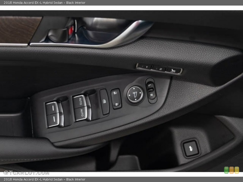 Black Interior Controls for the 2018 Honda Accord EX-L Hybrid Sedan #130275833