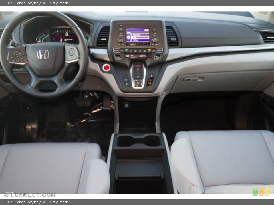 Gray Interior Dashboard for the 2019 Honda Odyssey LX #130276199