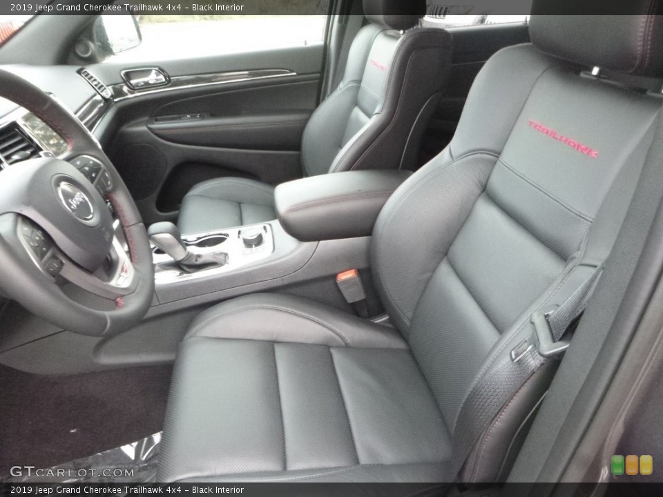Black Interior Front Seat for the 2019 Jeep Grand Cherokee Trailhawk 4x4 #130282424