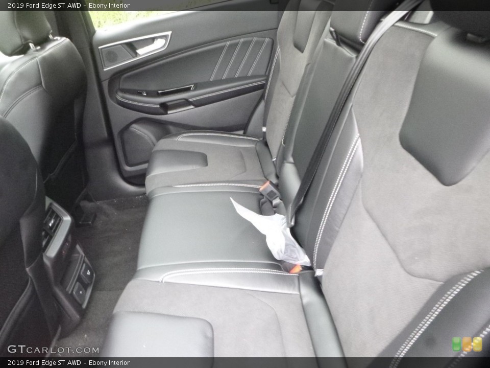 Ebony Interior Rear Seat for the 2019 Ford Edge ST AWD #130283630