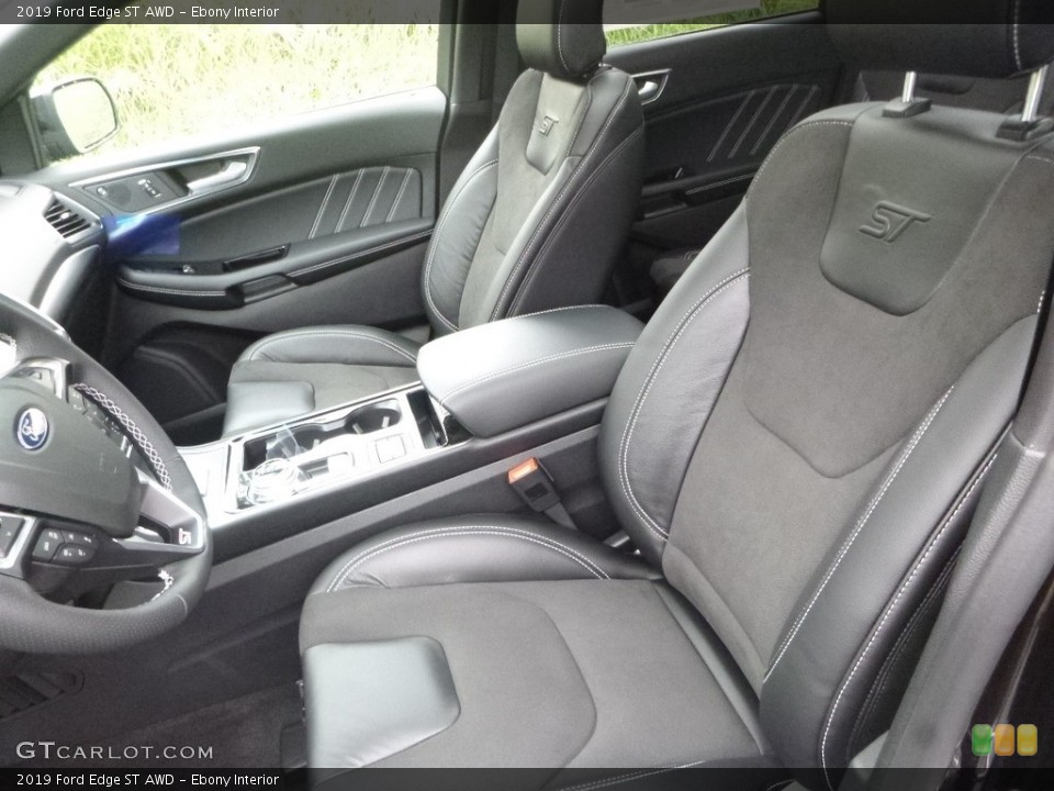 Ebony Interior Front Seat for the 2019 Ford Edge ST AWD #130283705