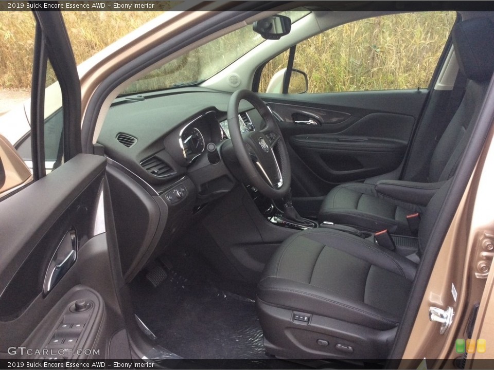 Ebony Interior Photo for the 2019 Buick Encore Essence AWD #130284629