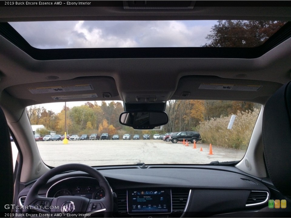 Ebony Interior Sunroof for the 2019 Buick Encore Essence AWD #130284683