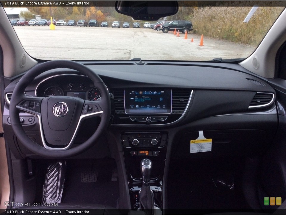 Ebony Interior Dashboard for the 2019 Buick Encore Essence AWD #130284707