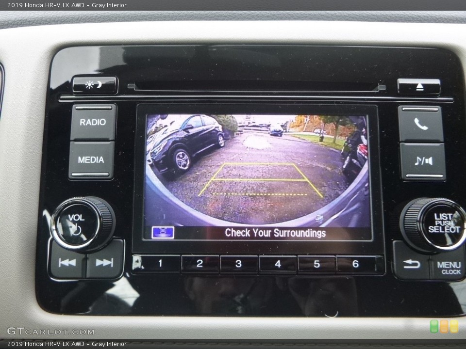 Gray Interior Controls for the 2019 Honda HR-V LX AWD #130287983