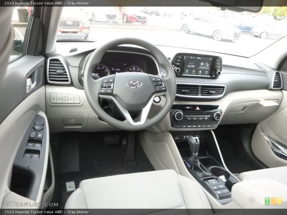 Gray Interior Photo for the 2019 Hyundai Tucson Value AWD #130289537