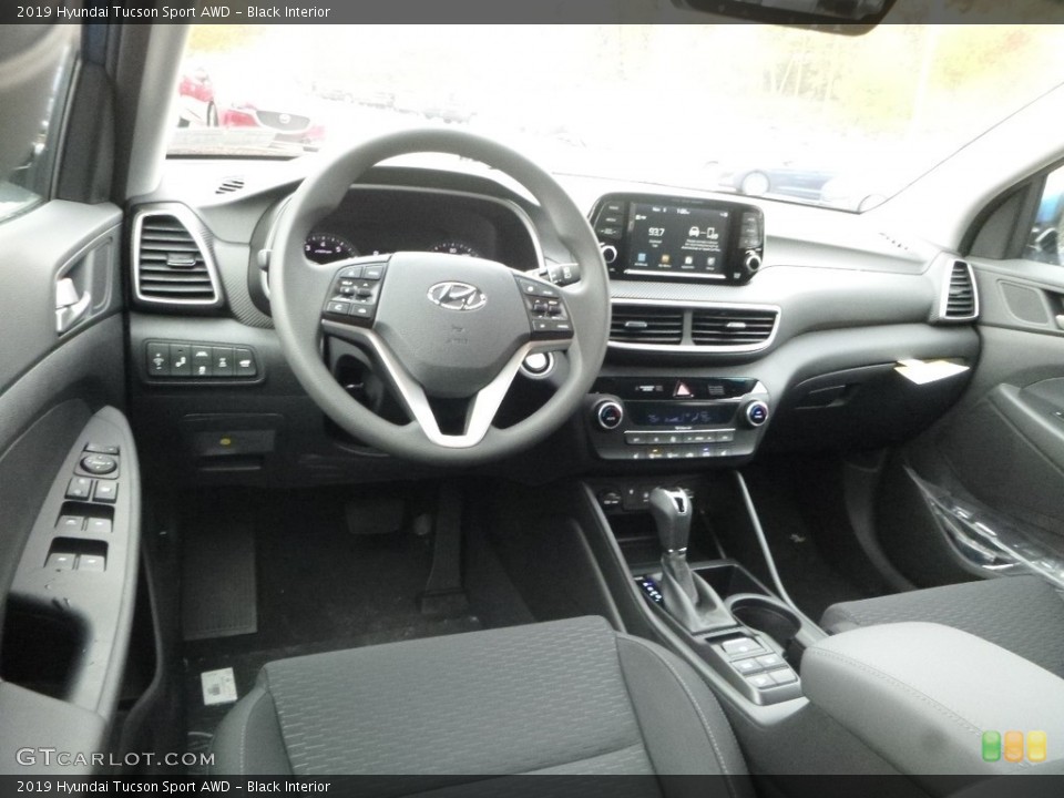 Black Interior Dashboard for the 2019 Hyundai Tucson Sport AWD #130289936
