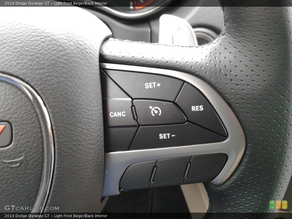Light Frost Beige/Black Interior Steering Wheel for the 2019 Dodge Durango GT #130294430