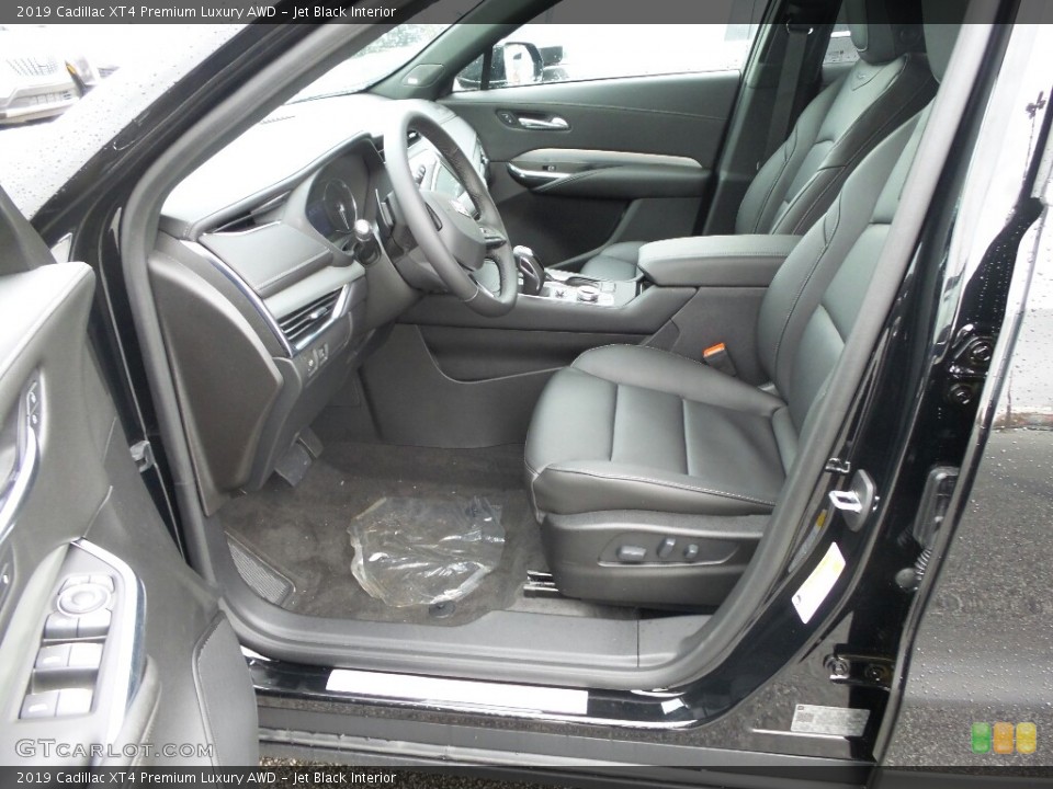 Jet Black Interior Photo for the 2019 Cadillac XT4 Premium Luxury AWD #130295606