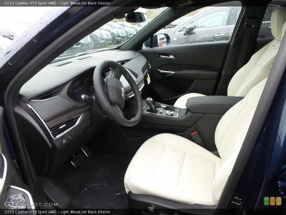 Light Wheat/Jet Black Interior Front Seat for the 2019 Cadillac XT4 Sport AWD #130295789