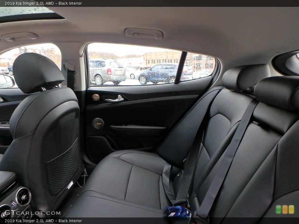 Black Interior Rear Seat for the 2019 Kia Stinger 2.0L AWD #130303213