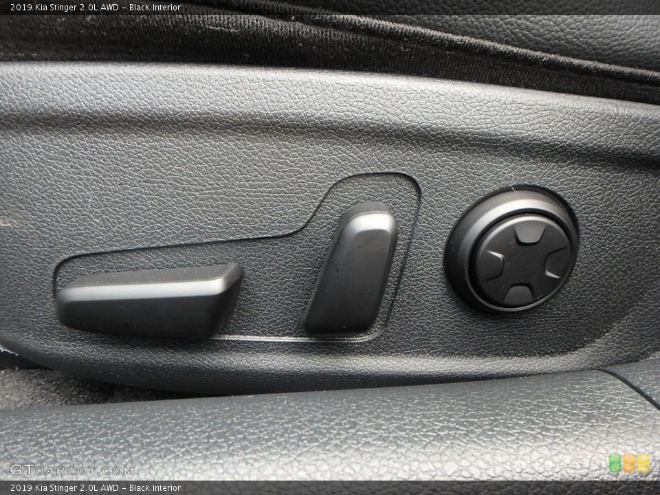 Black Interior Controls for the 2019 Kia Stinger 2.0L AWD #130303345