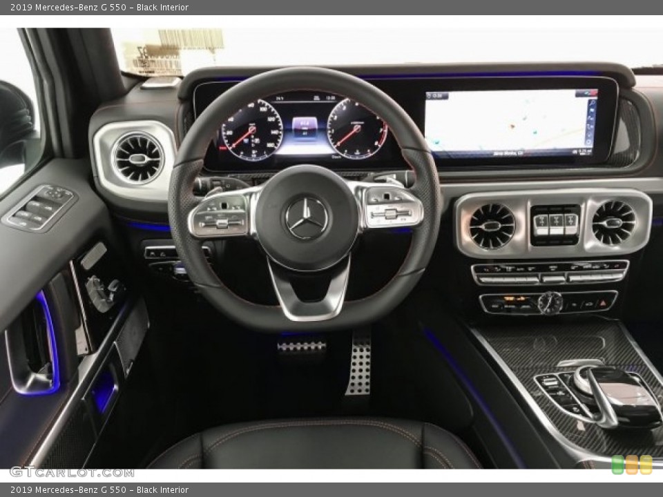 Black Interior Dashboard for the 2019 Mercedes-Benz G 550 #130303600