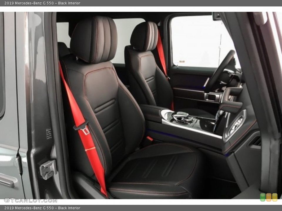 Black Interior Front Seat for the 2019 Mercedes-Benz G 550 #130303639