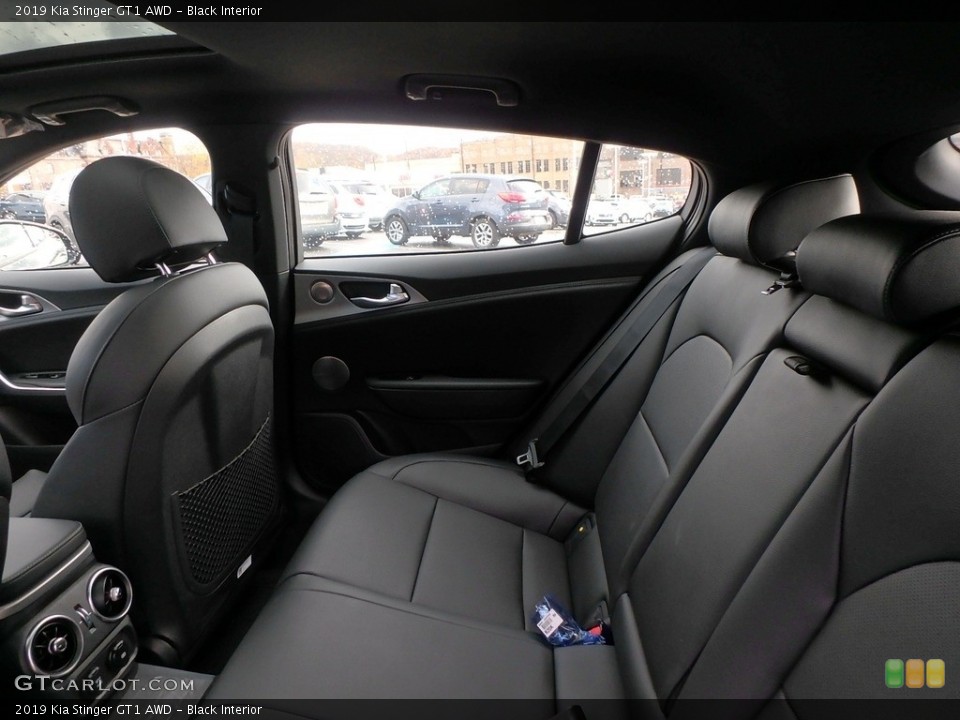 Black Interior Rear Seat for the 2019 Kia Stinger GT1 AWD #130303813