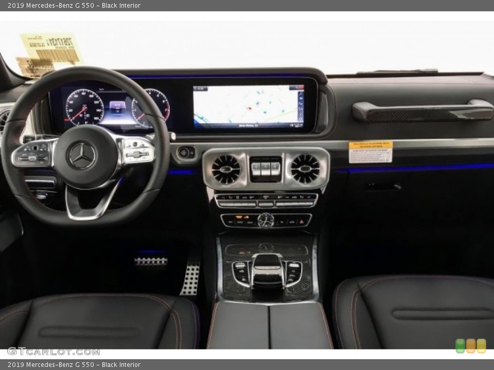 Black Interior Dashboard for the 2019 Mercedes-Benz G 550 #130303888