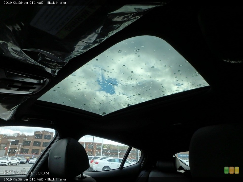 Black Interior Sunroof for the 2019 Kia Stinger GT1 AWD #130303969