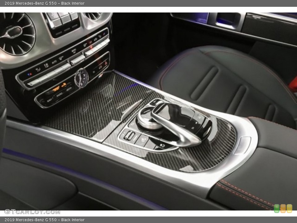 Black Interior Controls for the 2019 Mercedes-Benz G 550 #130304017