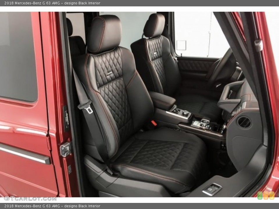 designo Black Interior Front Seat for the 2018 Mercedes-Benz G 63 AMG #130306045