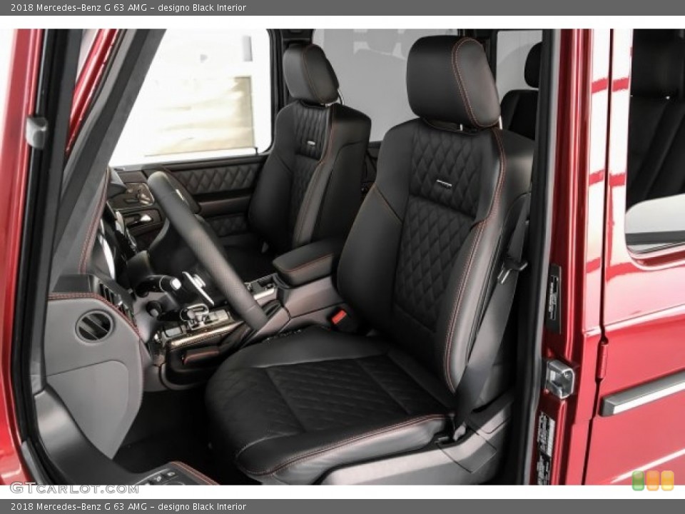 designo Black Interior Front Seat for the 2018 Mercedes-Benz G 63 AMG #130306267