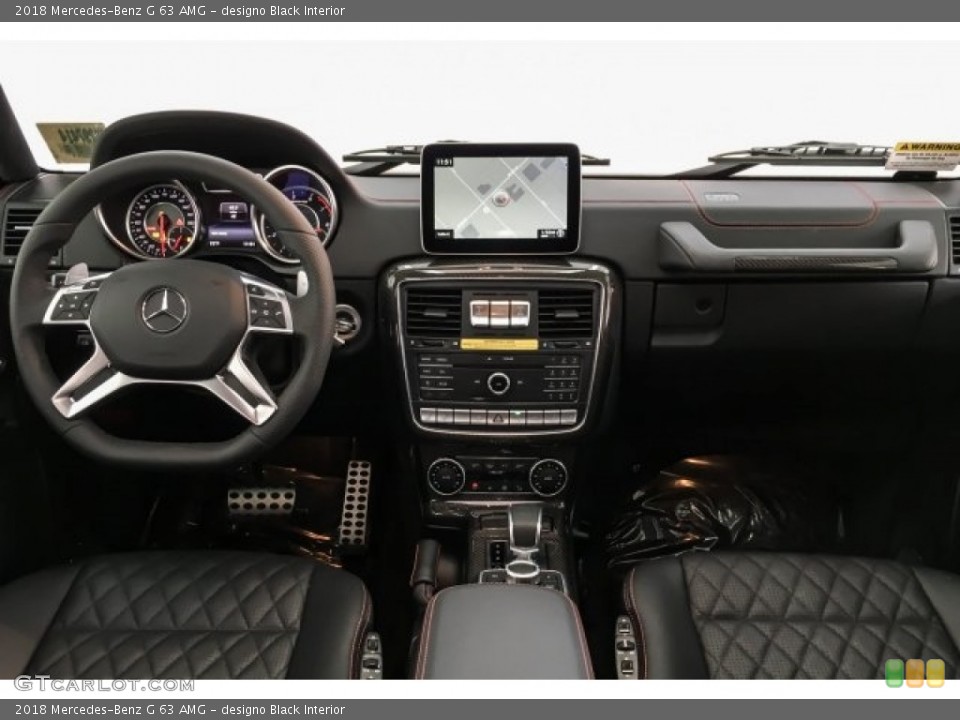 designo Black Interior Dashboard for the 2018 Mercedes-Benz G 63 AMG #130306324