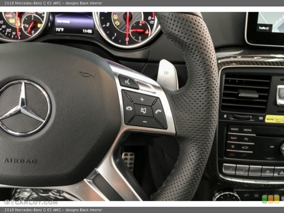 designo Black Interior Steering Wheel for the 2018 Mercedes-Benz G 63 AMG #130306378