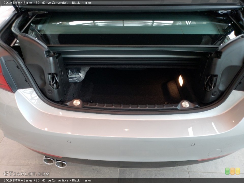 Black Interior Trunk for the 2019 BMW 4 Series 430i xDrive Convertible #130316293