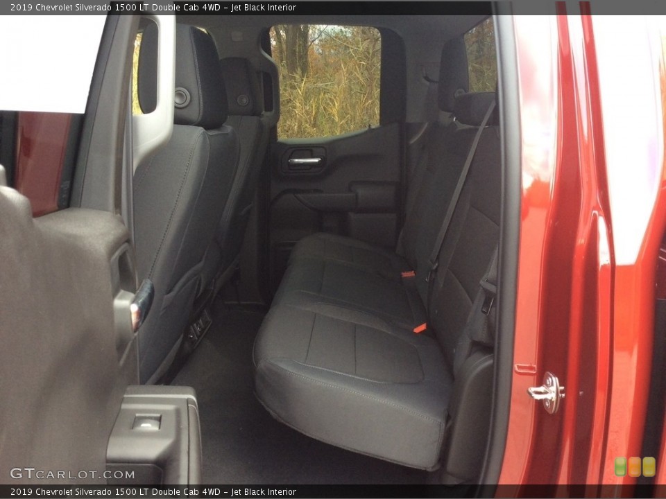 Jet Black Interior Rear Seat for the 2019 Chevrolet Silverado 1500 LT Double Cab 4WD #130320568