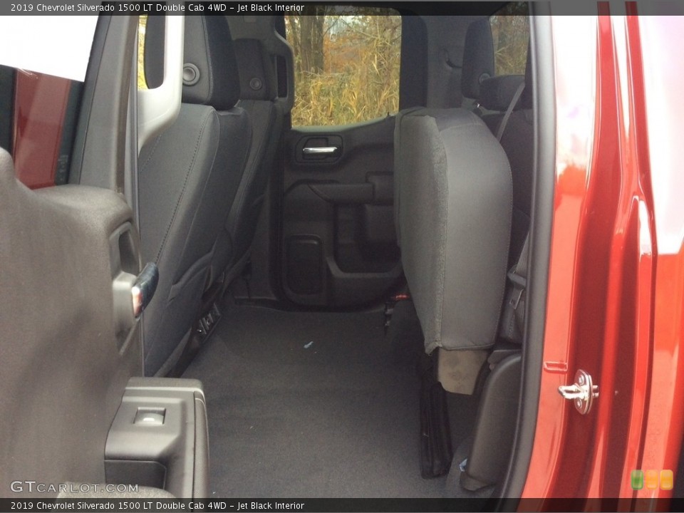Jet Black Interior Rear Seat for the 2019 Chevrolet Silverado 1500 LT Double Cab 4WD #130320574