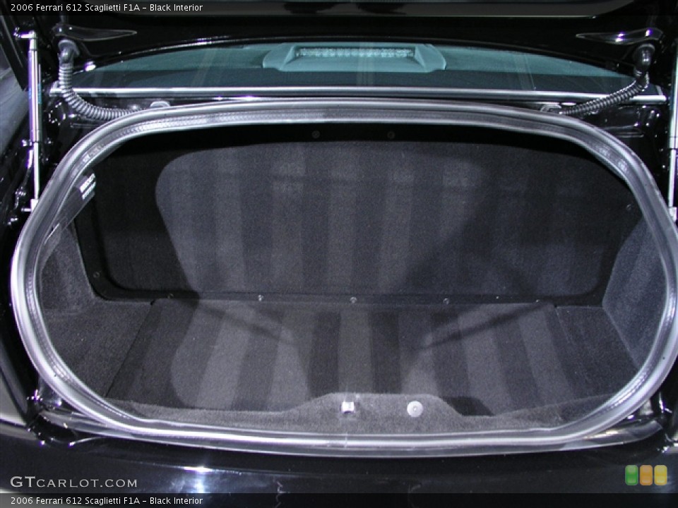 Black Interior Trunk for the 2006 Ferrari 612 Scaglietti F1A #130321