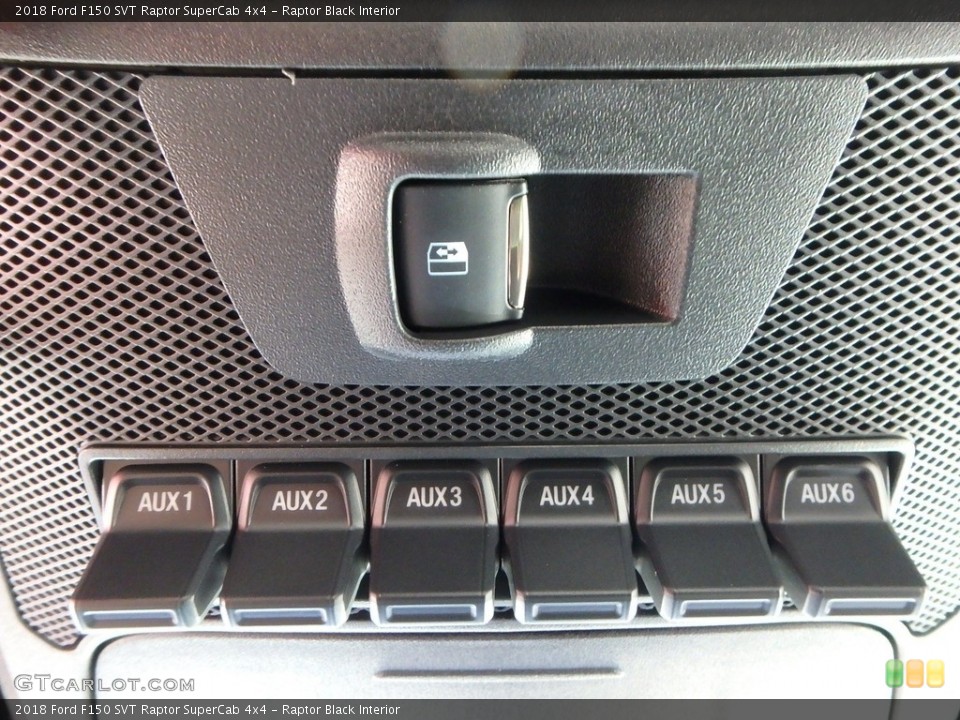 Raptor Black Interior Controls for the 2018 Ford F150 SVT Raptor SuperCab 4x4 #130323961
