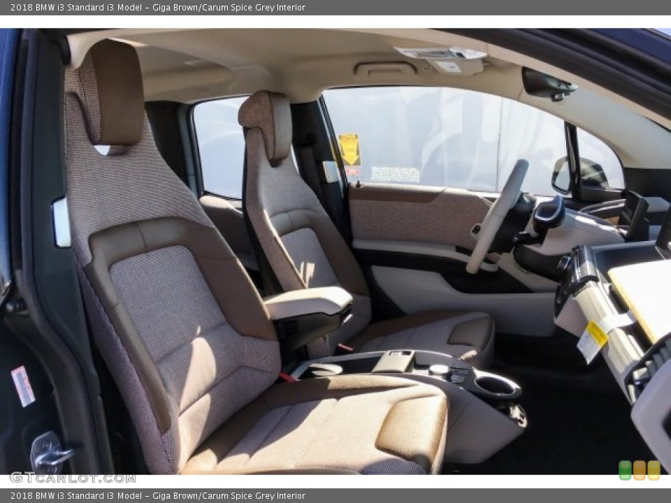 Giga Brown/Carum Spice Grey Interior Photo for the 2018 BMW i3  #130326085