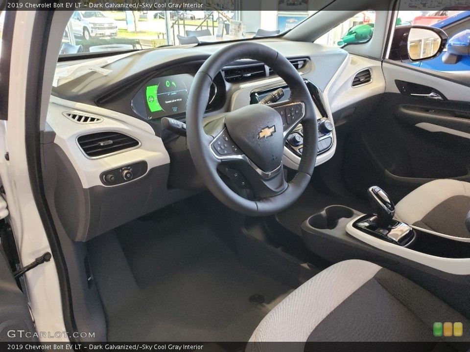 Dark Galvanized/­Sky Cool Gray Interior Photo for the 2019 Chevrolet Bolt EV LT #130327212