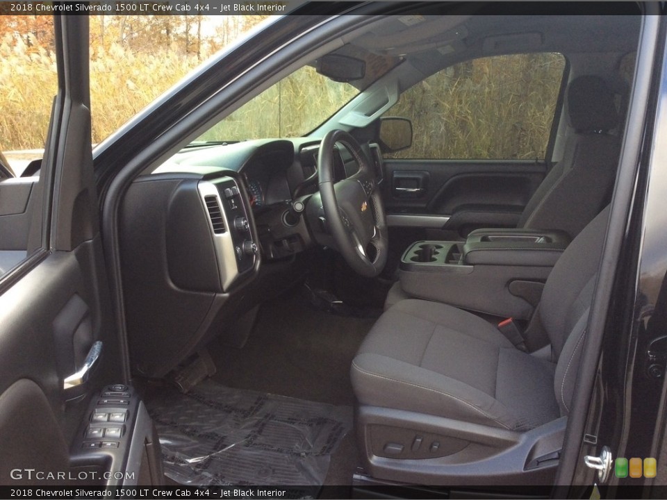 Jet Black Interior Front Seat for the 2018 Chevrolet Silverado 1500 LT Crew Cab 4x4 #130327615