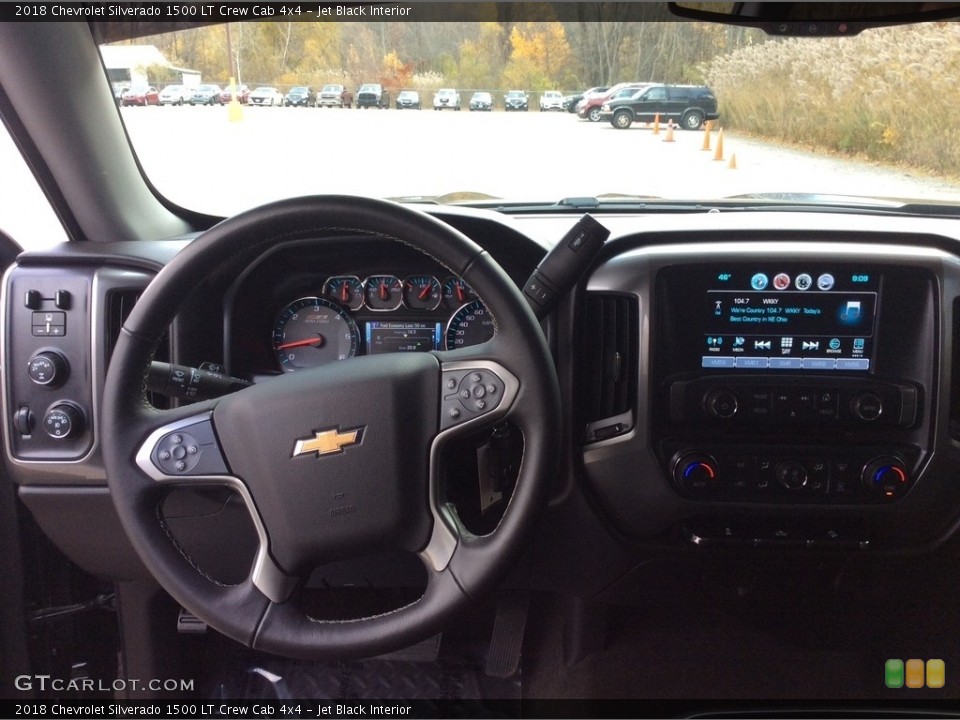 Jet Black Interior Controls for the 2018 Chevrolet Silverado 1500 LT Crew Cab 4x4 #130327693