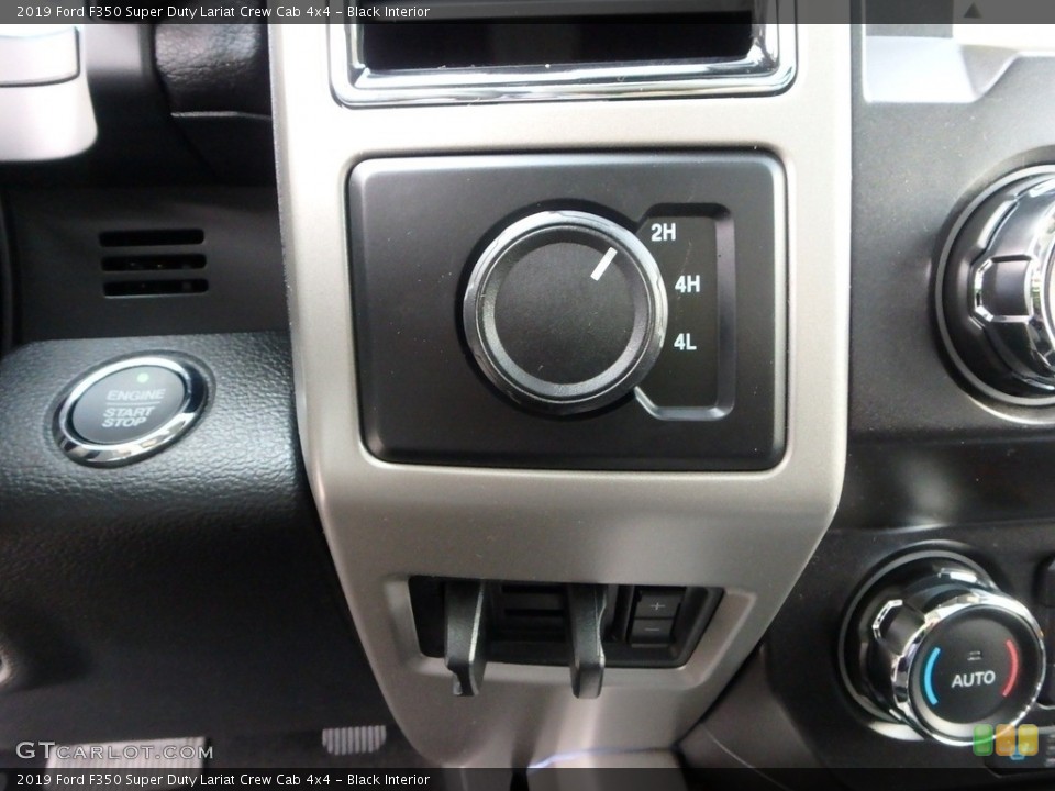 Black Interior Controls for the 2019 Ford F350 Super Duty Lariat Crew Cab 4x4 #130328947