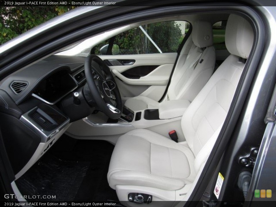 Ebony/Light Oyster Interior Front Seat for the 2019 Jaguar I-PACE First Edition AWD #130331962