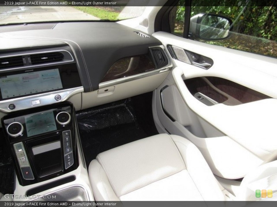 Ebony/Light Oyster Interior Dashboard for the 2019 Jaguar I-PACE First Edition AWD #130331995