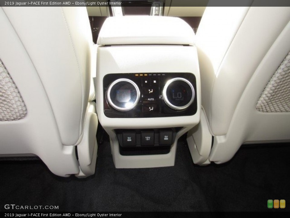 Ebony/Light Oyster Interior Controls for the 2019 Jaguar I-PACE First Edition AWD #130332007