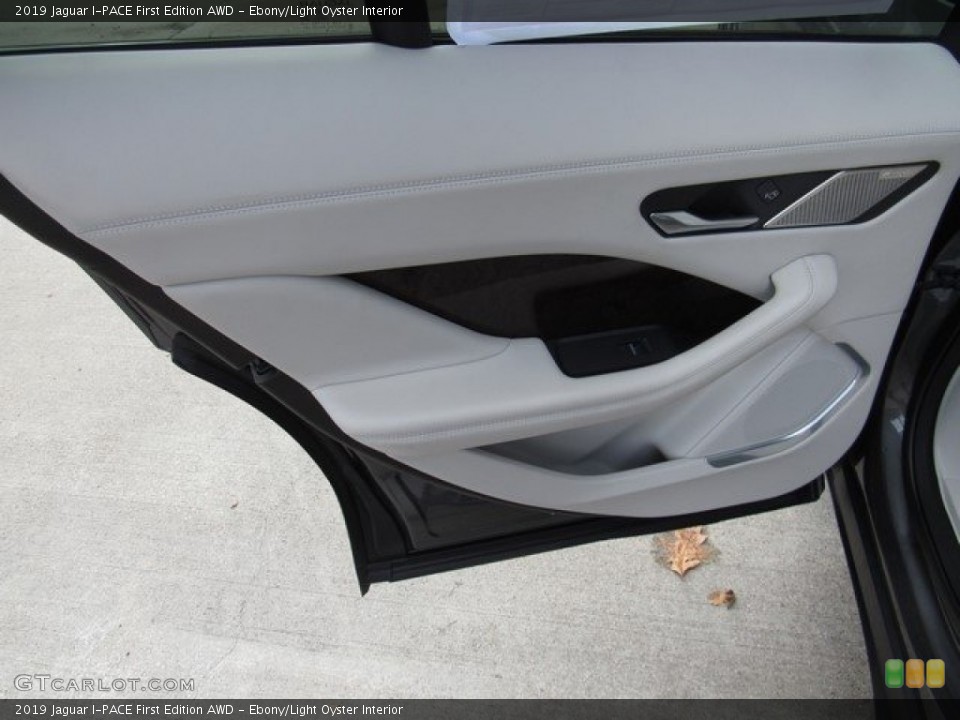 Ebony/Light Oyster Interior Door Panel for the 2019 Jaguar I-PACE First Edition AWD #130332112