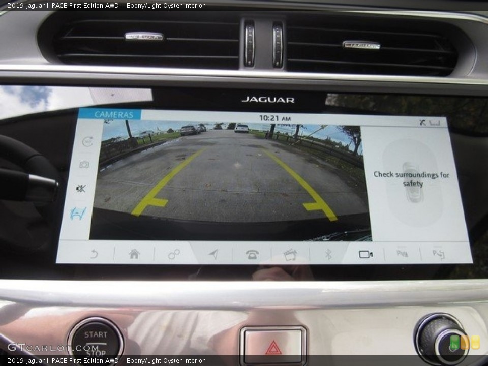 Ebony/Light Oyster Interior Navigation for the 2019 Jaguar I-PACE First Edition AWD #130332292