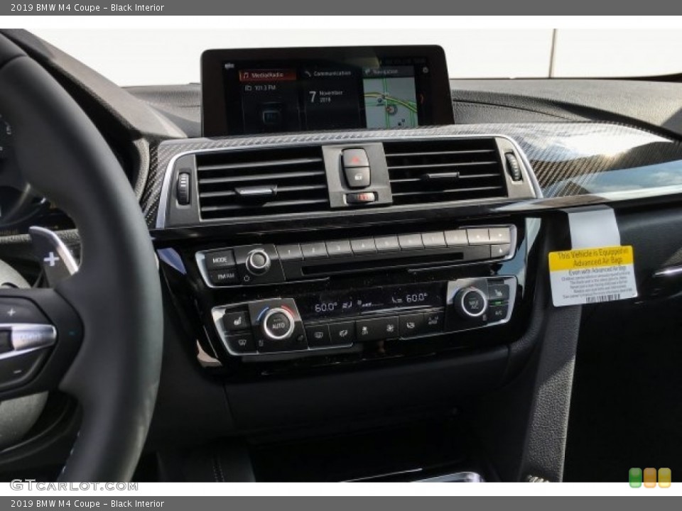 Black Interior Controls for the 2019 BMW M4 Coupe #130341836